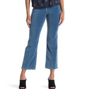La Vie Rebecca Taylor Ines Kick Bootcut Velveteen Jeans